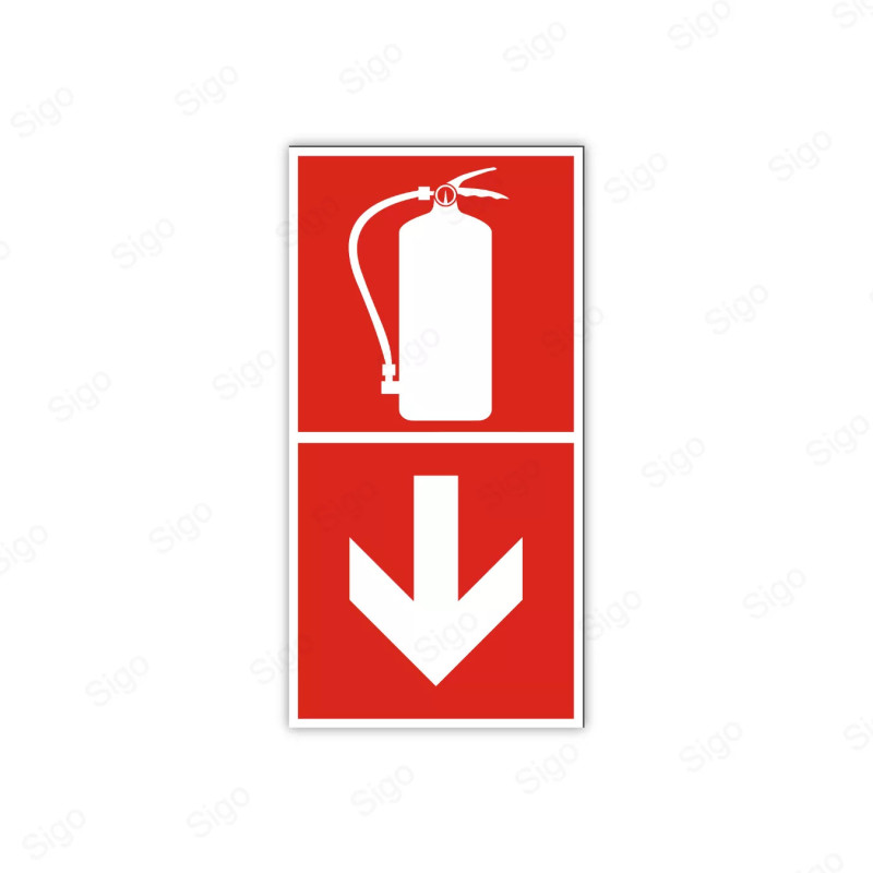 Rótulo Contra Incendios - Extintor | Cod. CI-  41