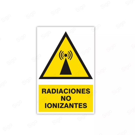 Rótulo de Atención - Radiaciones no Ionizantes | Cod. AD- 11