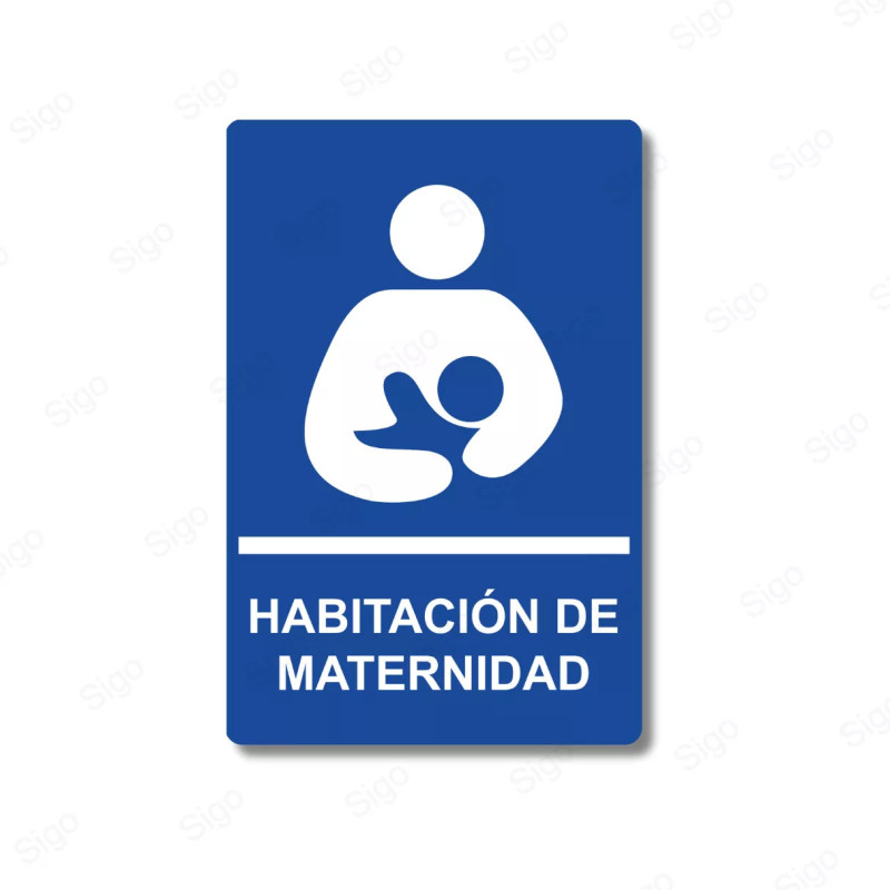 Rótulos Baños - Habitación De Maternidad | Cod. SA -  82
