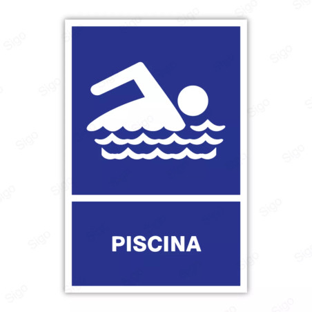 Rótulo Informativo - Piscina | Cod. SI - 47
