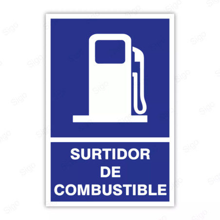 Rótulo Informativo - Surtidor de Combustible | Cod. SI - 53