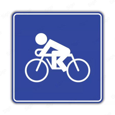Rótulo Vial Turistico - Ciclismo | Cod. SIT -  26