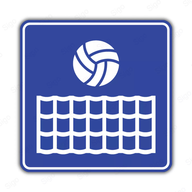 Rótulo Vial Turistico - Voleibol | Cod. SIT -  55