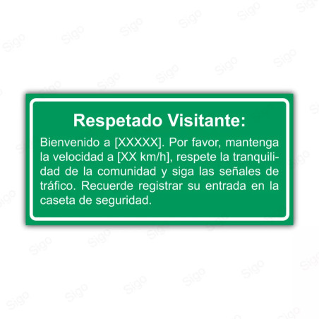 ‣ Rótulo Vial Informativo - Personaliz... | SIGO