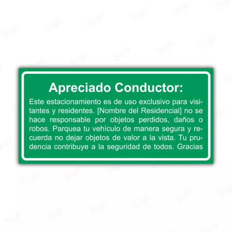 ‣ Rótulo Vial Info. Personalizable | SIGO