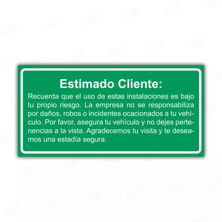 ‣ Rótulo Vial Info. Personalizable | SIGO