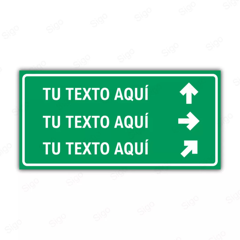 ‣ Rótulo Vial Informativo - Personalizable... | SIGO