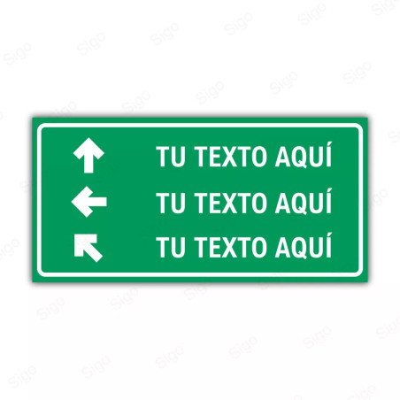 ‣ Rótulo Vial Informativo Personalizable... | SIGO