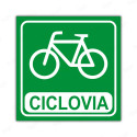 Rótulo Vial Informativo - Ciclovia |Cod. VIF-35