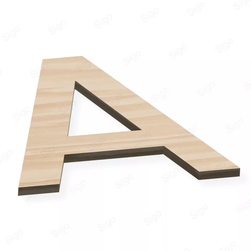 Letras Troqueladas En Madera