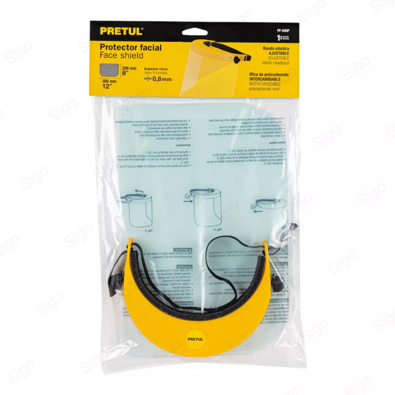 Protector facial, Protección Visual
