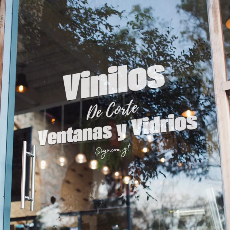 Vinilos de Corte Ventanas y Vidrios