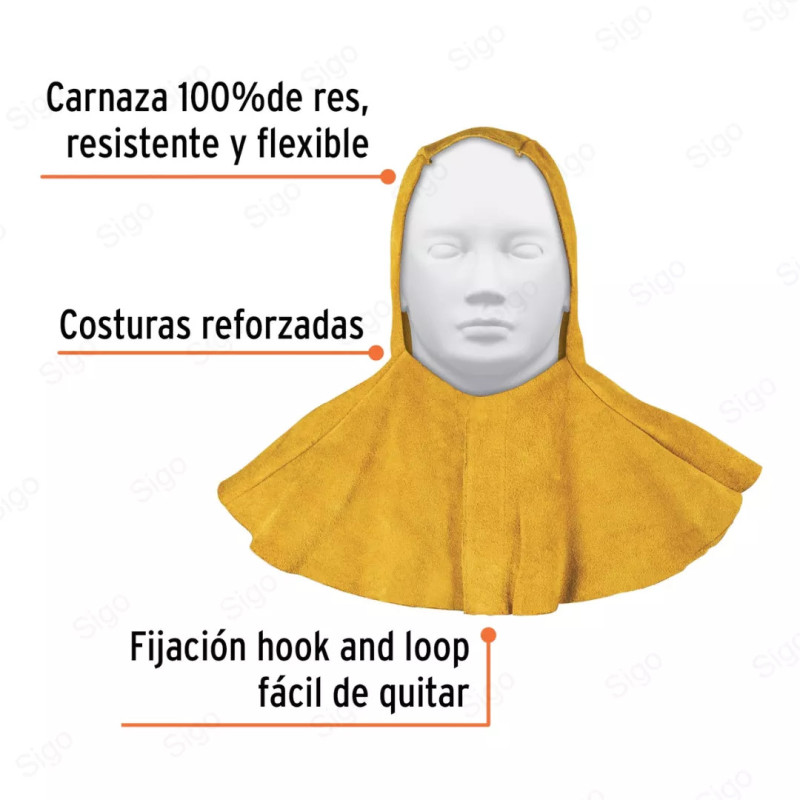 Capucha de Carnaza, Equipo de Soldadura
