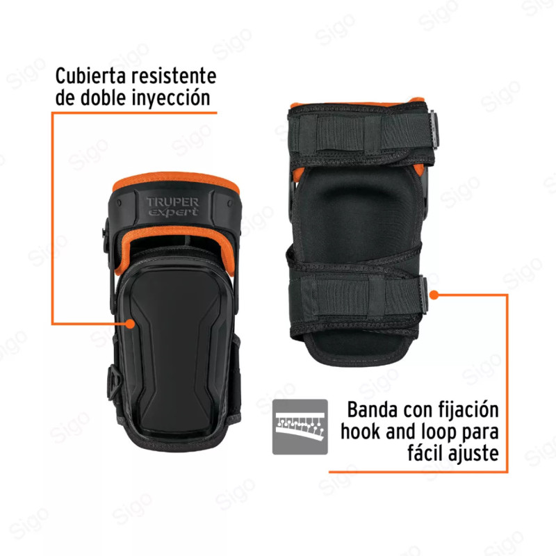 Rodilleras de Estabilización con Soporte para Muslos, Protección Contra Caídas