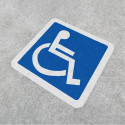 Pintado Señal Estacionamiento Discapacitados | Señalización Horizontal