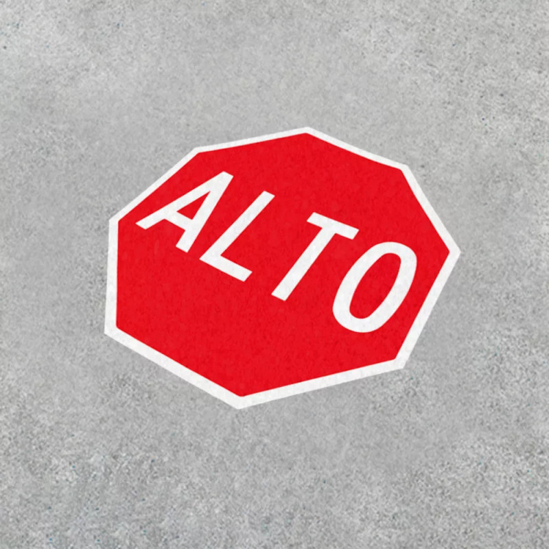 Pintado Señal Vial Alto | Señalización Horizontal