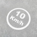 Pintado Señal Velocidad Máxima 10 Km/h | Señalización Horizontal
