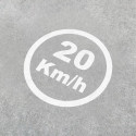 Pintado Señal Velocidad Máxima 20 Km/h | Señalización Horizontal