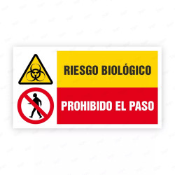 Señales Combinadas -  ¡Peligro! Alta Tensión Prohibido El Paso|Cod. CB-53, Carteleras de Seguridad Industrial y EPP
