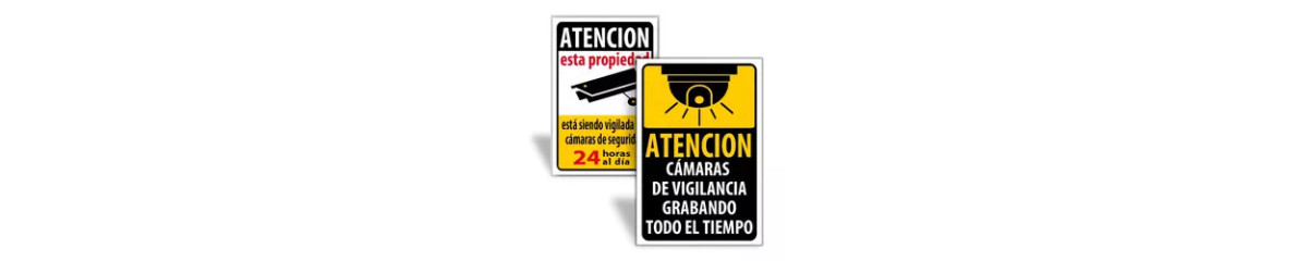 Rótulos de Vigilancia y Seguridad