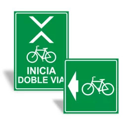 Señales Viales para Ciclovías